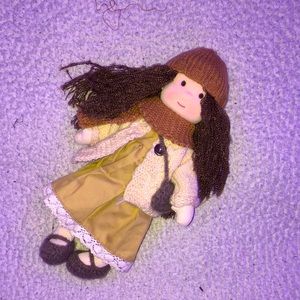 Cute Vintage Pioneer Girl Doll w/ Customizable Clothing